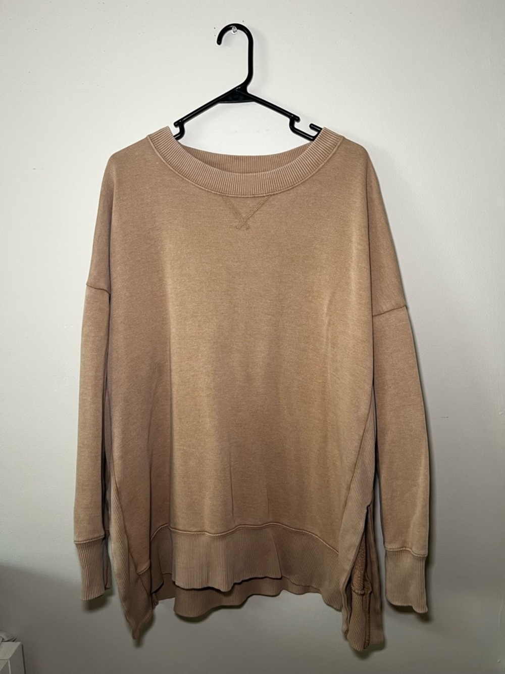 Aerie Brown Sweater with Details on the Side